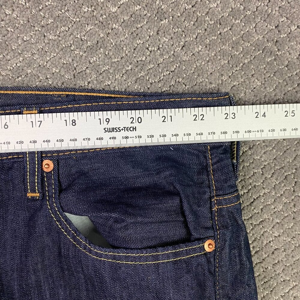 Levi's 569 Jeans Men 44 x 32 Fit 46x31 Blue Loose Straight Leg NWOT 00569 0127 - Picture 10 of 14